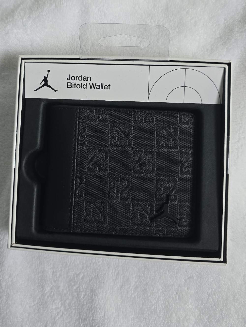 Jordan Men's Monogram Bifold Wallet - Black - MA0934-023 - New and Ready To Ship